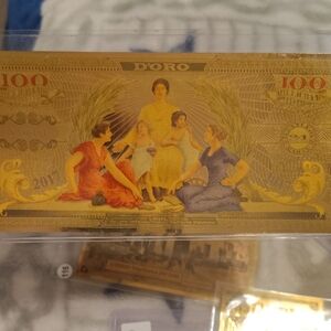 D'ORO 100 Decorative Gold Novelty Note